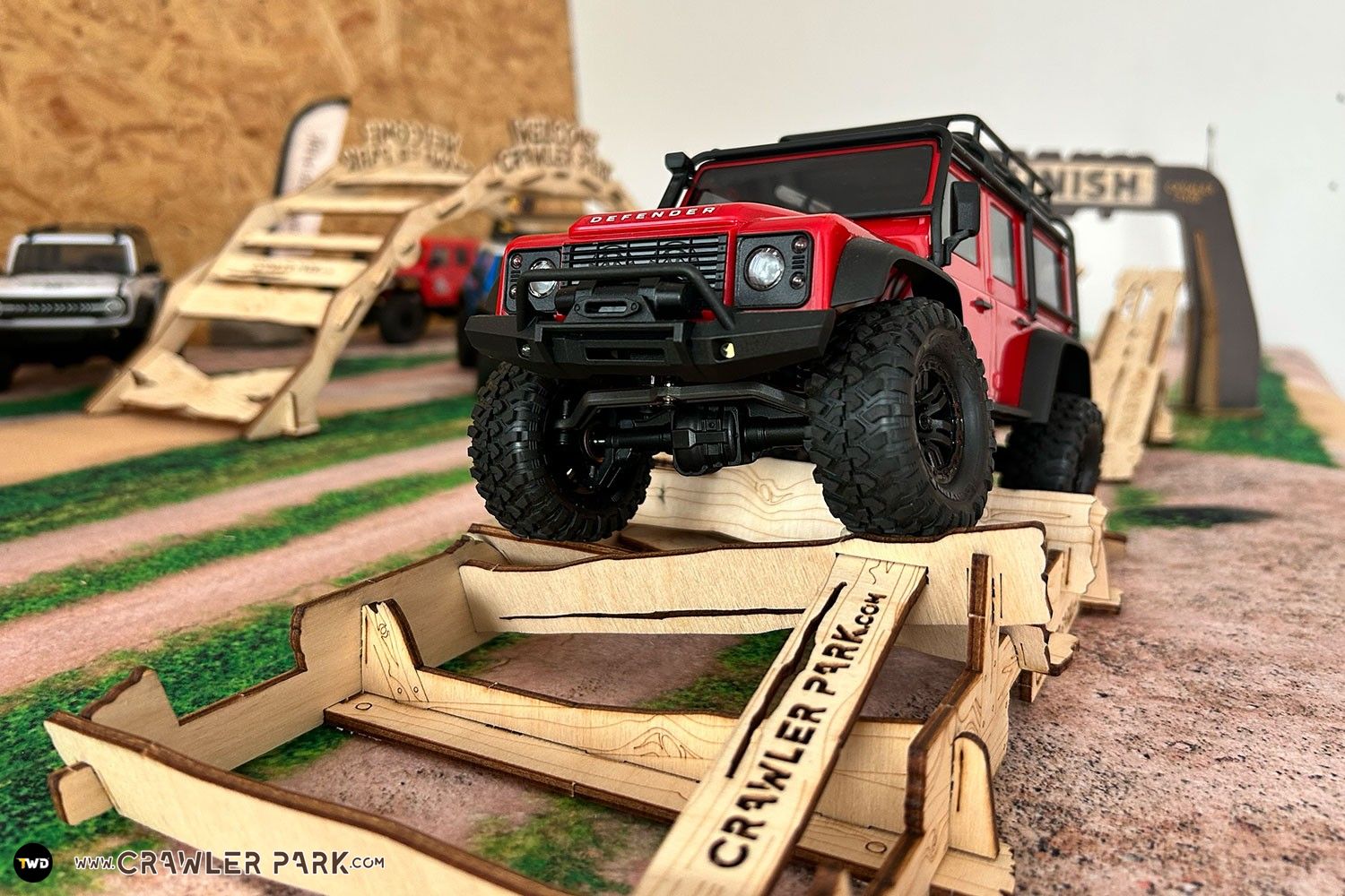 Technical Obstacle For Rc Crawler Park Course 124 And 118 Scale