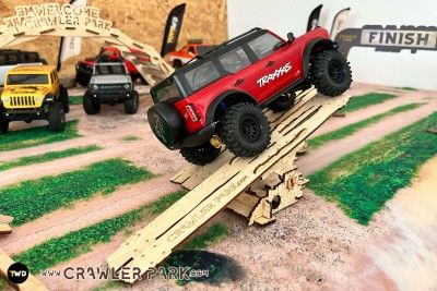 DOUBLE SEESAW OBSTACLE for RC Crawler Park course 1/24 & 1/18 scale